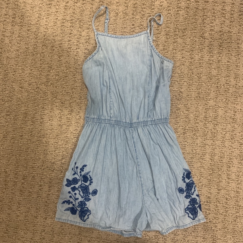 XS romper with flowers!!